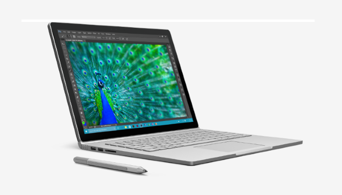 Bild von einem Microsoft Surfacebook